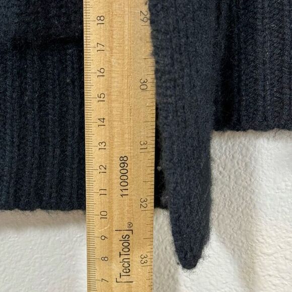 Beryll 100% Cashmere Oversized Open Front Cardigan in Black Women’s Medium - Picture 10 of 12